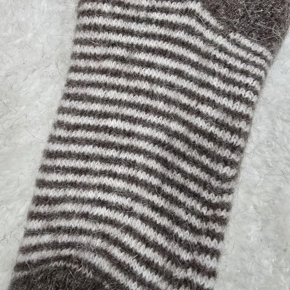 Handmade Goat Down Socks, 100% OrganicWarm Winter Wool Socks, Hand‎ Knitted